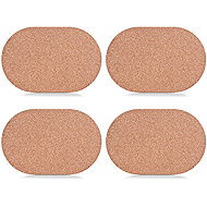 ZELLER Cork placemats set of 4, oval, 44 × 29 cm - Placemat