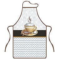 Euromat Kitchen apron Capucino sugar cube - Apron