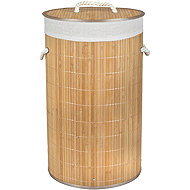 DOCHTMANN Laundry basket bamboo 54 l, 35 × 57 × 35 cm - Laundry Basket