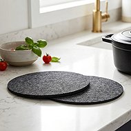 DOCHTMANN Felt pot mat 2 pcs, diameter 20 cm - Pot Holder