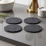 DOCHTMANN Coasters 4 pcs, diameter 10 cm, felt - Coaster