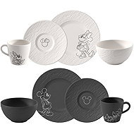Villeroy & Boch Breakfast set from Manufacture Rock collection - Mickey Mouse 8 pcs - Dish Set