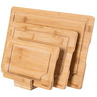 Ruhhy 26265 Sada bambusových prkének ve stojanu 3 ks - Cutting Board