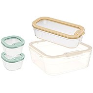 Pebbly PKV-089 Set of glass baking dishes, 4 pcs - Baking Pan