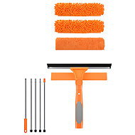 Ruhhy 27685 Telescopic Window Squeegee 180 cm, 3 in 1, orange - Window Squeegee