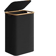 Songmics Koš na prádlo Leslie 90 l černý - Laundry Basket