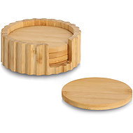 ZELLER Bamboo coasters 6 pcs, diameter 12 cm - Coaster