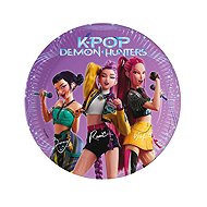 GoDan Paper plates K-POP DEMON HUNTERS, 20 cm, 8 pcs - Set of Plates
