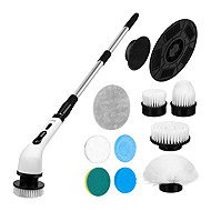 Ruhhy 27015 Elektrický čistící kartáč 25 W, 1500 mAh, 9 hlavic, bílý - Scrubbing Brush