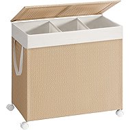 Houseland Dione Laundry basket 140 l brown - Laundry Basket