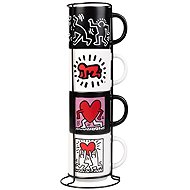 Keith Haring: Love - Hrnek set 4 ks - Hrnek
