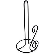 Intermarket Kitchen Roll Holder 30cm, Black Lacquered - Napkin Holders