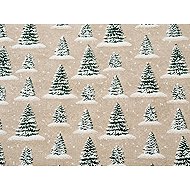 Goba 8701307A Christmas Tree Runner, Hessian Canvas, 28 cm × 3 m - Runner