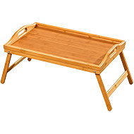 RealG RC-K-2599 Skládací bambusový podnos do postele - Tray