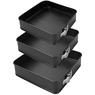 Verk 07449 Square baking tin set 24 / 26 / 28 cm, 3 pcs - Baking Mould