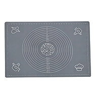 Verk 07470_GY Silicone rolling mat XL 70 × 50cm, grey - Pastry Board