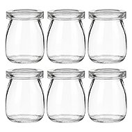 DuraHome dessert jars 100ml with lids, 6 pcs - Glass