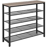 VASAGLE Industrial shoe rack, 4 shelves, 100 × 30 × 92,5 cm - Shoe Rack