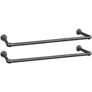 SONGMICS Wall hanger industrial, industrial tubes 2 pcs, 92 × 30 × 7,5 cm - Coat Hanger