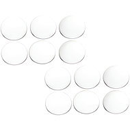 Ruhhy 23016 Silicone handle protector for wall 12 pcs, clear - Adhesive Mount