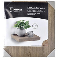 Homea Wall shelf CHENE, MDF, 25 cm - Shelf