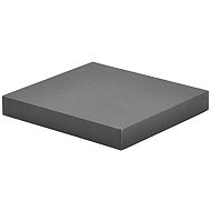 Homea Wall shelf made of MDF, 25 × 22,8 cm, grey - Shelf