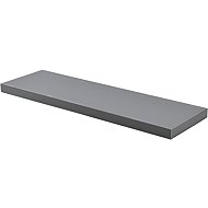 Homea Wall shelf made of MDF, 75 × 22,8 cm, grey - Shelf