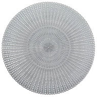Zeller Silver plastic round tablecloth, diameter 41 cm - Placemat