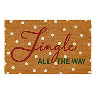 Home Styling Collection Coir Christmas mat Jingle All The Way 59 × 39 cm - Doormat