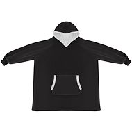 Ruhhy 24403 TV hoodie with hood XXL, black - Wearable Blanket