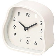 Home Styling Collection Table Clock AMORPH organic shape with glass front, pink, 12 cm - Table Clock