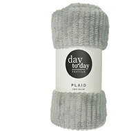 Home Styling Collection Flannel blanket 160 × 130 cm, grey - Blanket