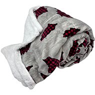 Home Elements Microflannel blanket with lamb, collection Patches - Blanket