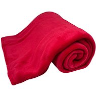 Home Elements Microflannel blanket, red, collection Paws - Blanket