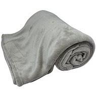Home Elements Microflannel blanket, light grey, collection Patches - Blanket