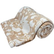 Home Elements Microflannel blanket, collection Beige roses - Blanket