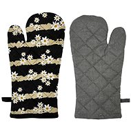 HOME ELEMENTS Kitchen mitt with magnet, Flower - Oven Mitt