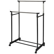 HomeLIfe Double mobile clothes rack - Clothes Hanger