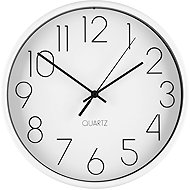 4Living Simple wall clock, diameter 25 cm, white - Wall Clock