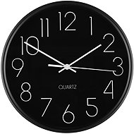 4Living Simple wall clock, diameter 25 cm, black - Wall Clock
