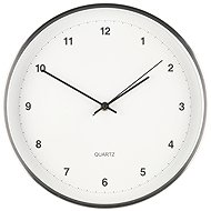 4Living Wall Clock Silenzio, diameter 30 cm, white - Wall Clock
