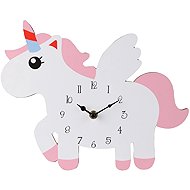 Home Styling Collection Unicorn wall clock, MDF, 30 × 24 cm - Wall Clock