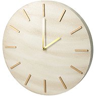 Home Styling Collection Minimalist wall clock Sum, marble pattern, diameter 30 cm - Wall Clock