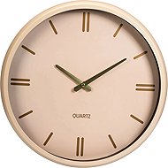 Home Styling Collection Wall Clock Epoch in cream with metal element, 38 cm - Wall Clock