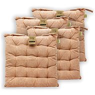 HOME ELEMENTS quilted 40 × 40 cm, Pink meliert, set of 4 - Pillow Seat