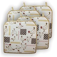 HOME ELEMENTS 40 × 40 cm, Slepičky bílé, set 4 ks - Pillow Seat