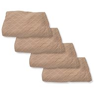 HOME ELEMENTS set 4 pcs, 45 × 45 × 55 cm, light brown - Chair Cover