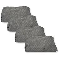 HOME ELEMENTS set 4 pcs, 45 × 45 × 55 cm, grey - Chair Cover