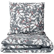 Home Elements Single bed linen microflannel, Grey holly - Bed Linen