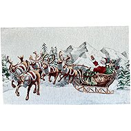 Home of Christmas Tapestry Christmas placemat with motif 33 × 53 cm, Santa on a sleigh - Placemat